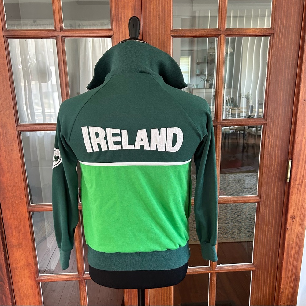 ACE REPUBLIC OF IRELAND FOOTBALL SMALL JACKET SOCCER MENS GREEN